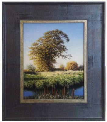 Oil on Linen by Anne Songhurst at Norton Way Gallery, Hertfordshire