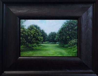 Oil on Panel by Jack Haggle at Norton Way Gallery, Hertfordshire
