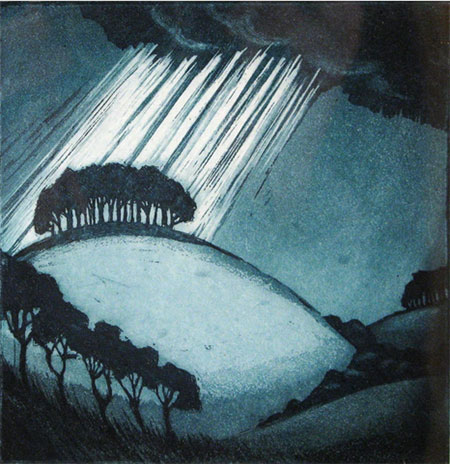 Etching and Aquatint by Morna Rhys at Norton Way Gallery, Hertfordshire