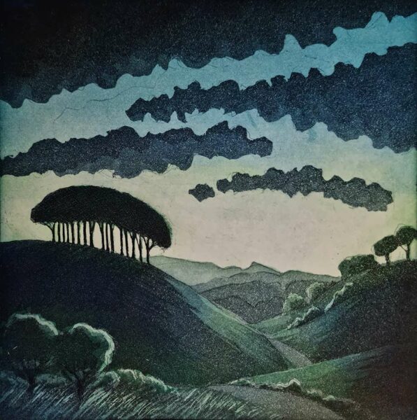 This etching is an original work of art.