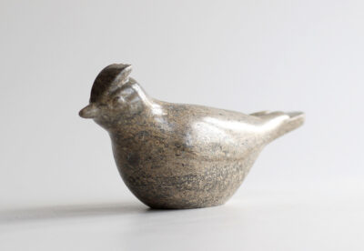 This stone carving is an original work of art by Jennifer Tetlow. As with all Jenifer Tetlow works of art it is original, elegant and beautiful. It depicts a Skylark bird.