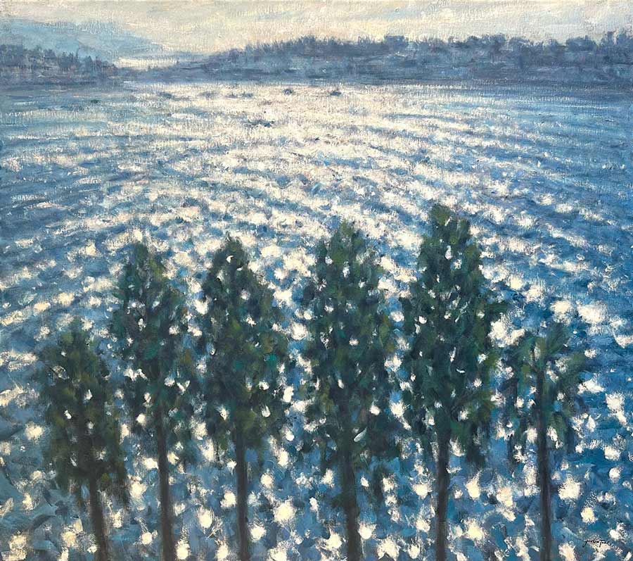 Justin Tew original art. Justin Tew at Norton Way Gallery Hertfordshire.