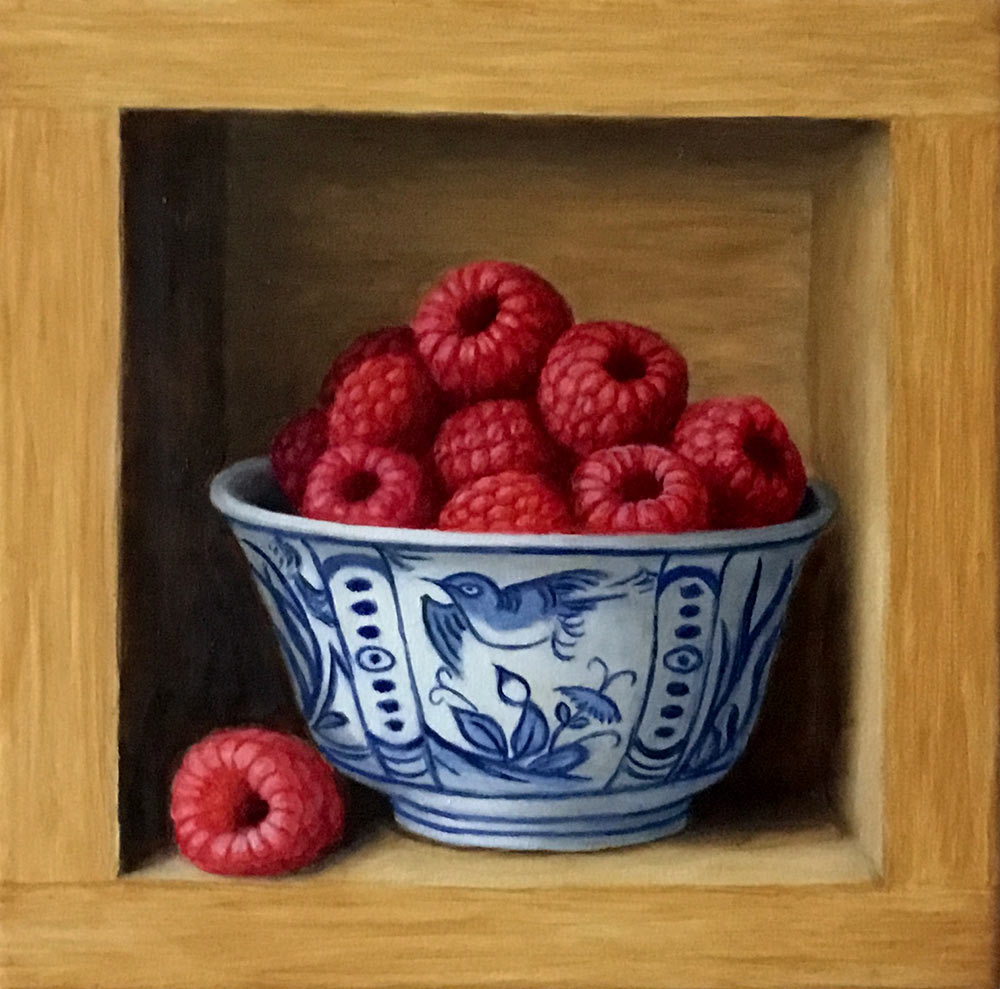 Anne Songhurst:Anne Songhurst oil painting at Norton Way Gallery Hertfordshire.