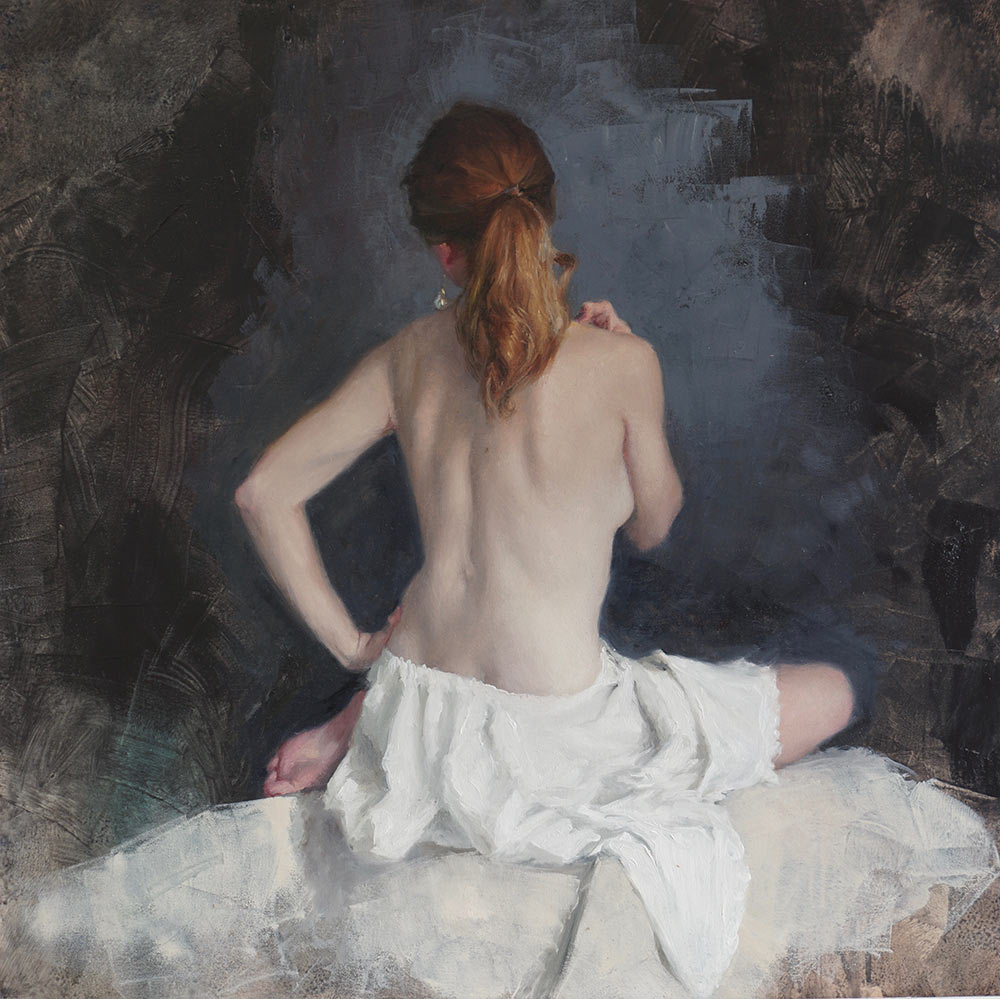 Michael Alford: Michael Alford at Norton Way Gallery. This oil painting is a life study by artist Michael Alford, and is an original oil painting.