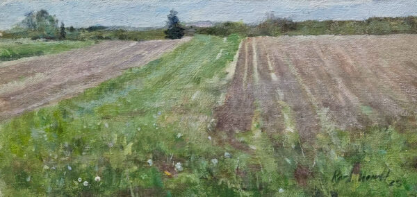Karl Heerdt: Karl Heerdt at Norton Way Gallery. Original acrylic landscape by American artist, Karl Heerdt.