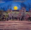 December Full Moon by Amie Haslen at Norton Way Gallery Hertfordshire