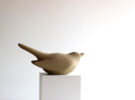 Jennifer Tetlow: Jennifer Tetlow at Norton Way Gallery. A beautiful animal stone carving in Yorkstone. This powerful and endearing animal sculpture is an original artworks from Jennifer Tetlow.