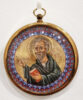 Juliet Venter: Juliet Venter at Norton Way Gallery. This original artwork from Juliet Venter is a miniature Icon. It depicts St John the Evangelist. It is beautifully painted in Egg Tempera and inlaid with gold leaf.
