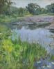 Karl Heerdt: Karl Heerdt at Norton Way Gallery. This beautiful original painting of an American landscape is by USA artist Karl Heerdt. It depicts a a woodland, wetland opening, with water and flowers.